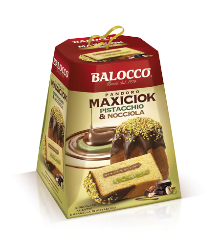 preview Pandoro Maxiciok Pistacchio & Nocciola